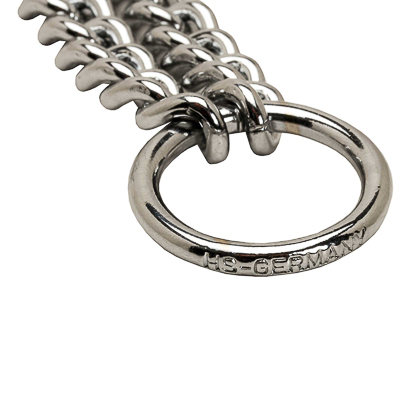 Chrome Plated Coupler Leash for Walking 2 Dogs (3.0 mm x 29 inches)