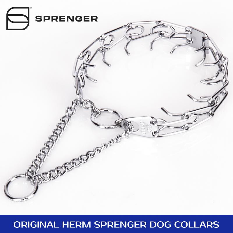 Herm Sprenger Chrome Plated Steel Pinch Prong Collar (3 mm x 22 inches)