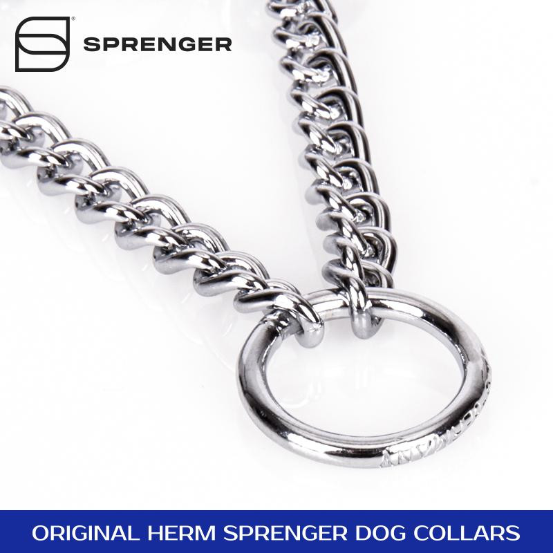 Herm Sprenger Chrome Plated Steel Pinch Prong Collar (3 mm x 22 inches)