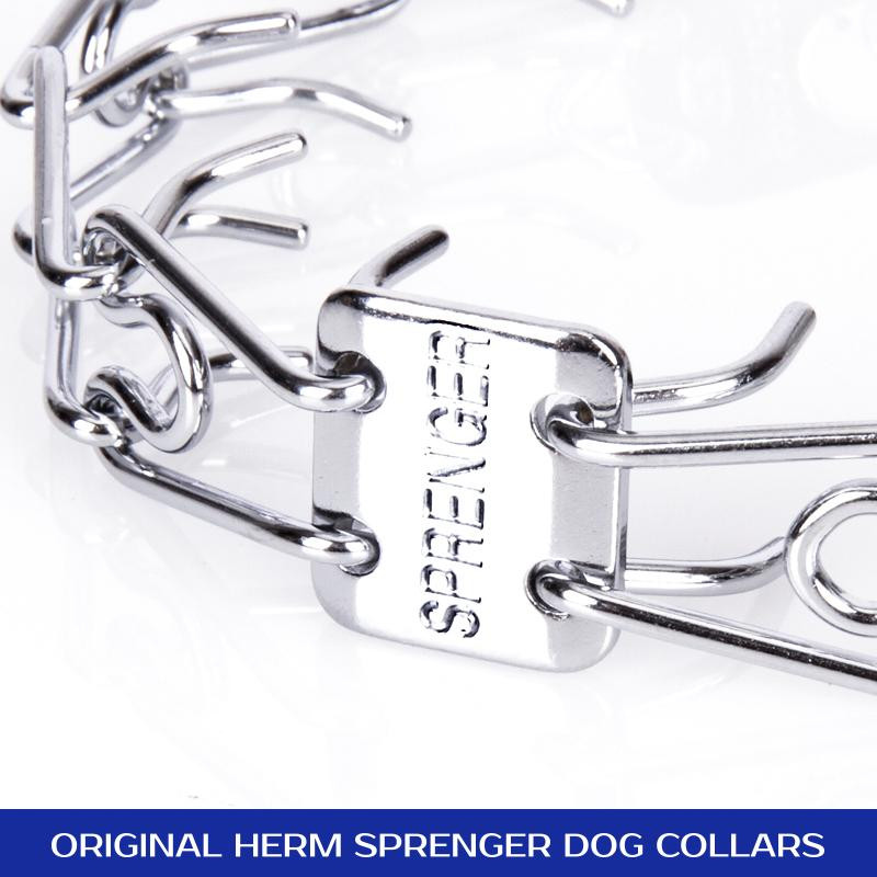 Herm Sprenger Chrome Plated Steel Pinch Prong Collar (3 mm x 22 inches)